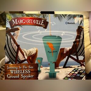 NIB Margaritaville Bluetooth Wireless Ground Speaker